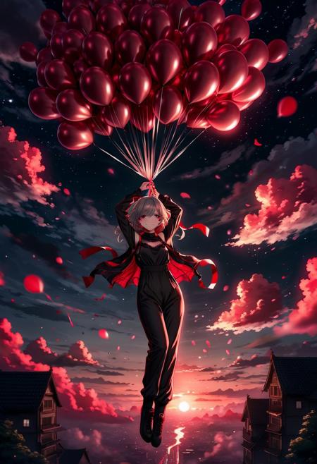 Held aloft by balloons (sdxl)版本v1.0 (ID: 519724)