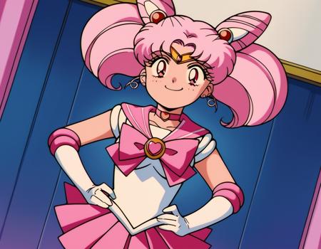 Chibiusa Tsukino (ちびうさ) / Sailor Chibi Moon (セーラーちびムーン) - Sailor Moon (美少女戦士セーラームーン) - COMMISSION W/ DATASET版本anime s3 (ID: 703080)