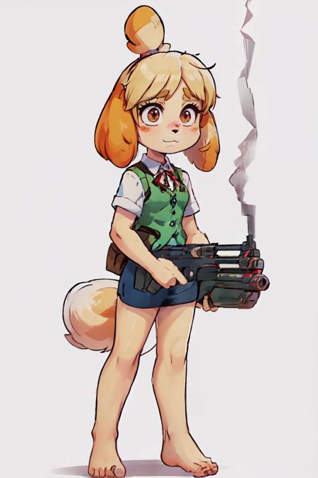 Isabelle Doom Slayer: Rip and Tear Until it's Done [Illustrious & Pony & SD1.5]