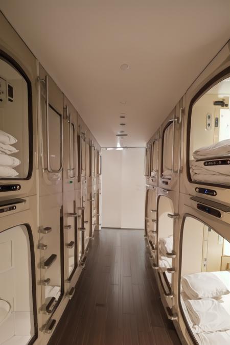 カプセルホテル Capsule hotel SD15