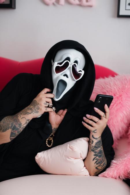 Ghostface Baller (scream movie) SDXL