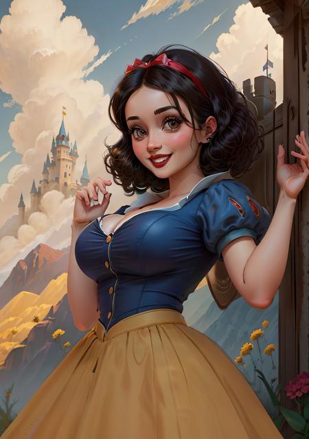 Snow White Disney Princess - SD 1.5 | XL PONY - by YeiyeiArt