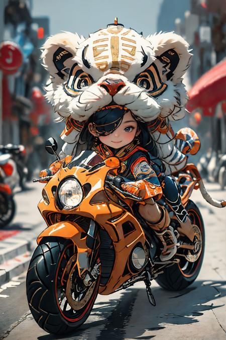 【新春快乐】醒狮-狮子帽 xuer lion head