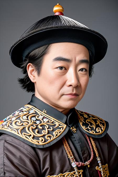 Qing Dynasty official headwear chinese