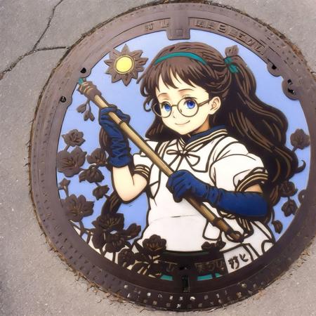Japanese manhole cover