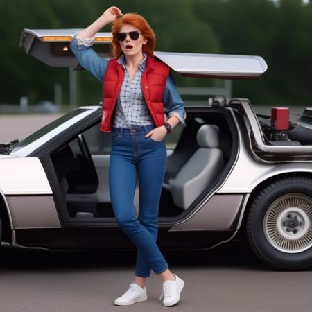 Marty McFly style - Back to the future - SDXL