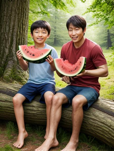 Action - Eating Watermelon - スイカで夏を満喫しよう！
