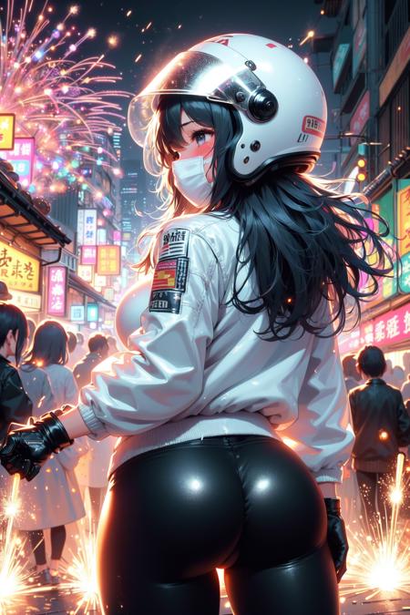 girl like beehive fireworks