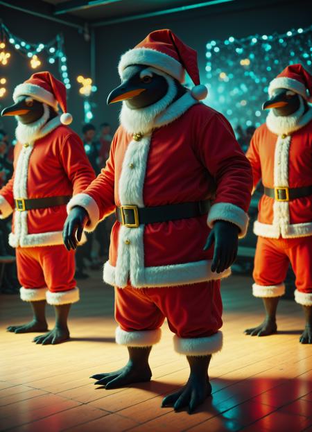Santa Penguin [SDXL]