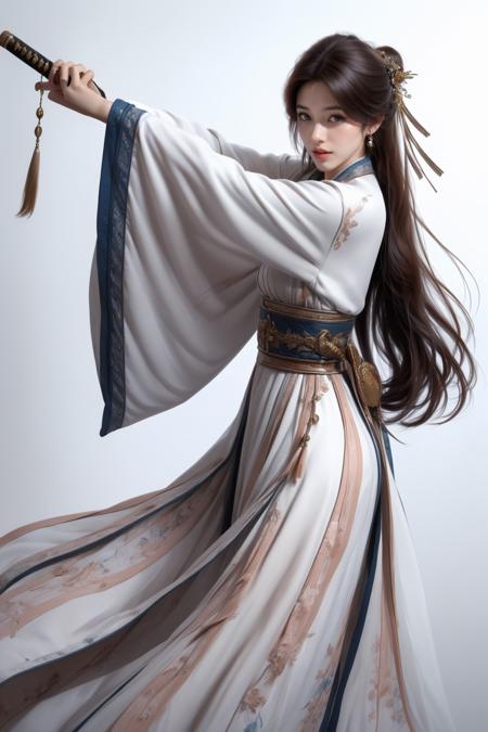 Chinese female swordsman