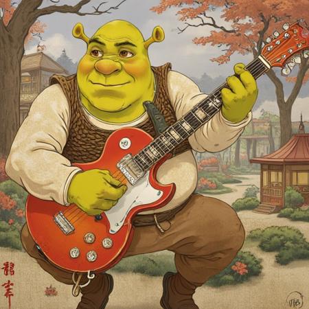Traditional Japanese Painiting for Flux