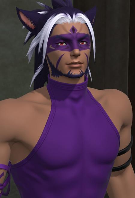 Face 2 Male Miqo RE:MIX Pony/Flux/XL/1.5