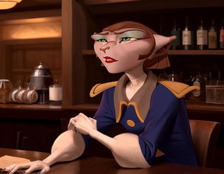 Captain Amelia - Treasure Planet