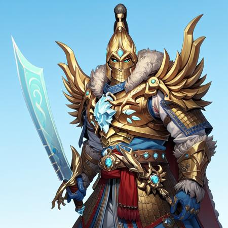 Naryska Leysa, The Golden Knight | Kislev (Total War Warhammer)