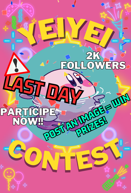 YeiyeiArt 2K Followers CONTEST!! -FINISHED-版本DAY 3 (ID: 140129)