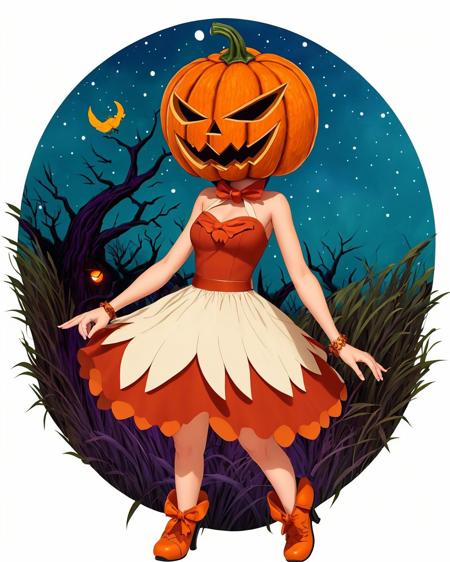SD1.5 Pumpkin Head LoRA