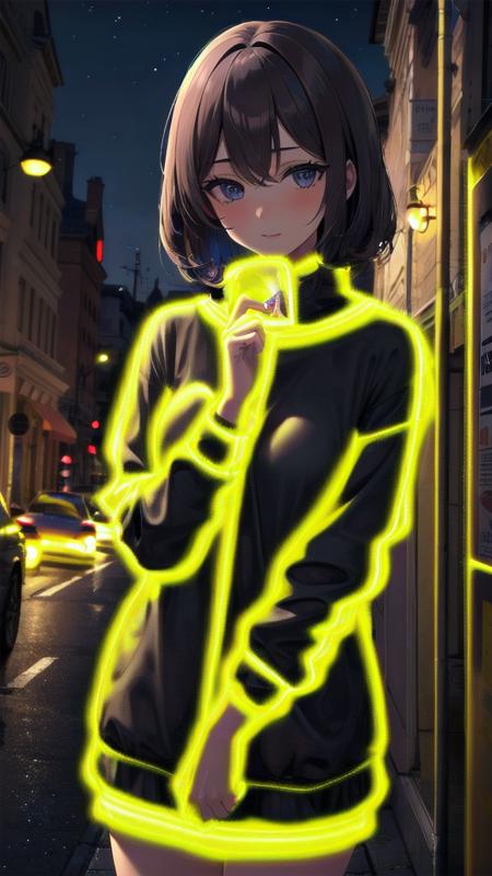 neon lights clothes
