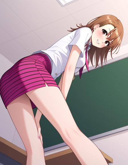Hot Pink Skirt : 派手なピンクのスカート SDXL