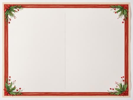 ? Christmas Postcard Template - Print your own generated X-mas card! ? [SDXL]