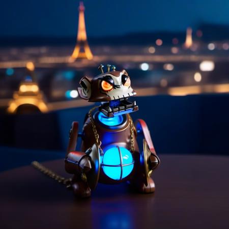 Powder's wind up monkey - Arcane - SDXL