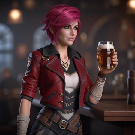 Vi  - Arcane / League of Legends - Realistic Flux1.D &SDXL