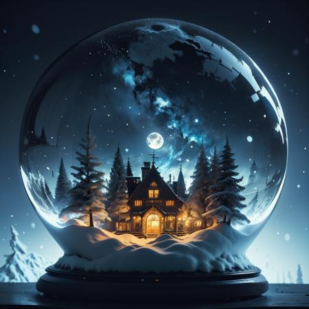 Christmas crystal ball