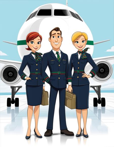 Alitalia Stewardess Uniform / Divisa SDXL