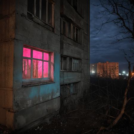 Night Russian Suburbs