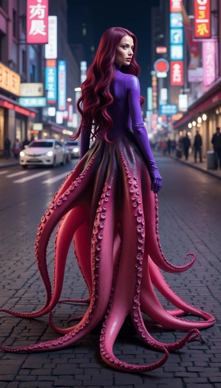 Cephalyra - Human/Squid hybrid - FLUX