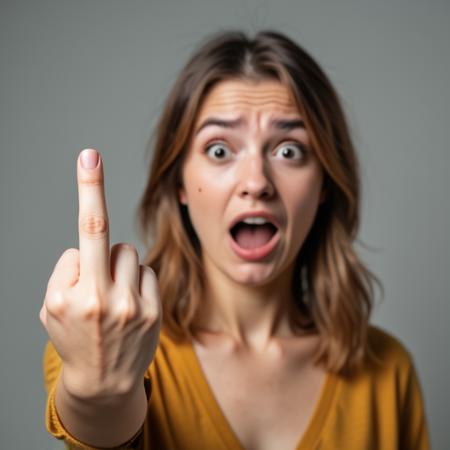 Middle Finger FLUX DEV LORA