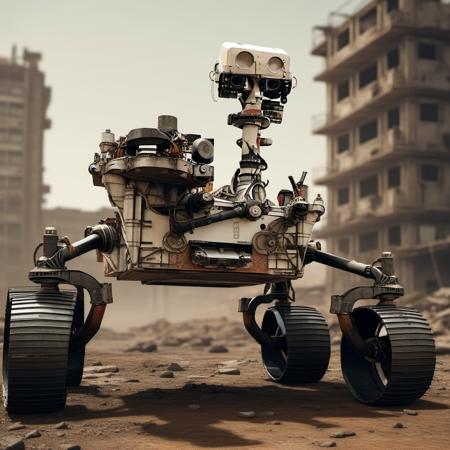 Curiosity Mars Rover - SDXL