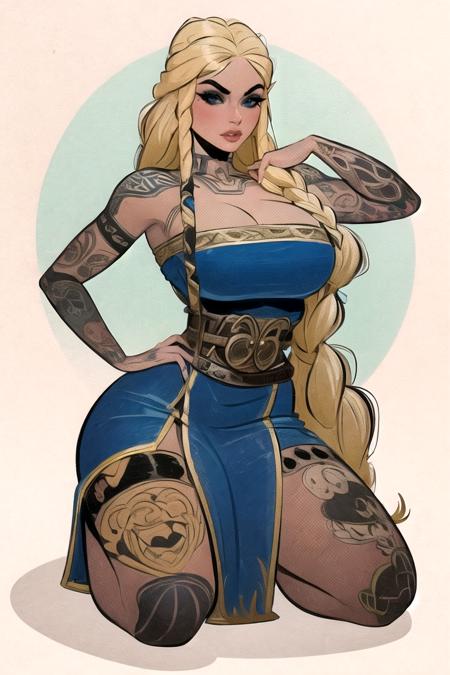 ?JAZY El Barto LoRA (Vintage Pinup Illustration) | ownwaifu