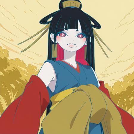 OC girl from tuki.『ひゅるりらぱっぱ』by 十八番茶 mado [Illustrious/NAI, Pony XL] HYURURIRAPAPPA
