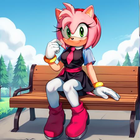 Amy Rose Sonic X outfit
