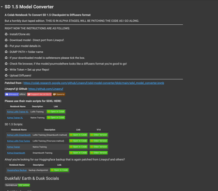 Convert 1.5 to Diffusers!版本v1.2.1 (ID: 223544)