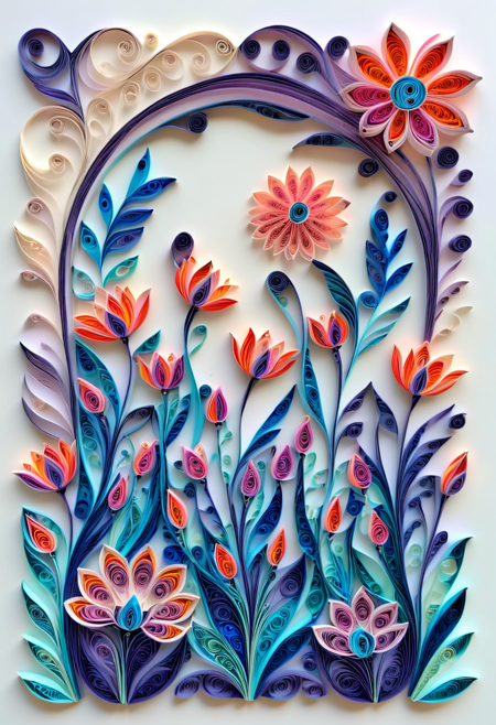 Paper Quilling And Layering Style - [Flux/SDXL/SD1.5]
