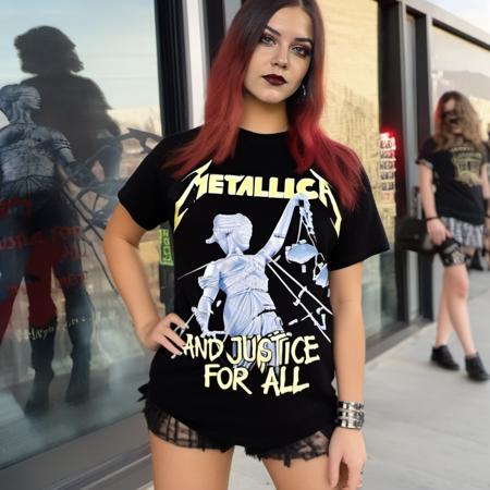 Rock&Metal T-shirts: Metallica - Justice for All - sdxl版本v1.0 (ID: 1241137)