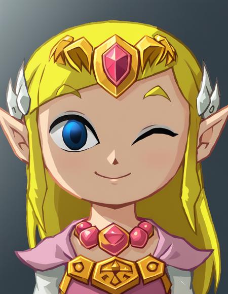 Toon Zelda (Wind Waker/Spirit Tracks) commission