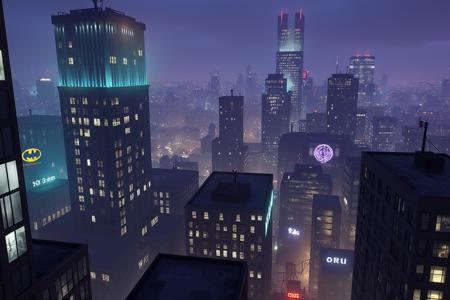 Gotham City - Gotham Knights [FLUX] LoRA Background