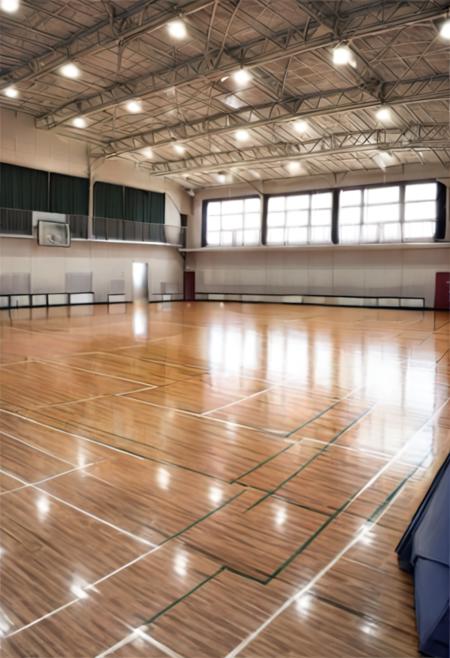 体育館 Japanese school gymnasium SDXL版本SDXL_V3 (ID: 456118)