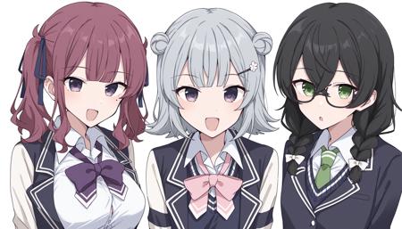 小樽潮風高校-小春六花・花隈千冬・夏色花梨 Otaru Shiokaze HighSchool-Koharu Rikka・Hanakuma Chifuyu・Natsuki Karin版本illustrious (ID: 1088713)