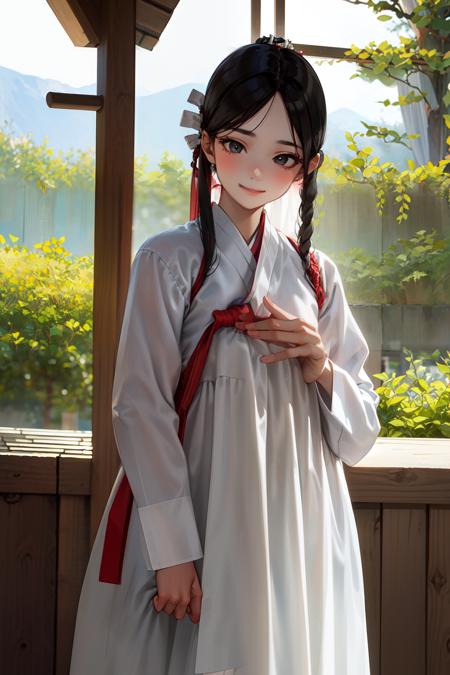 Female Noble Class Hanbok - Korea Clothes