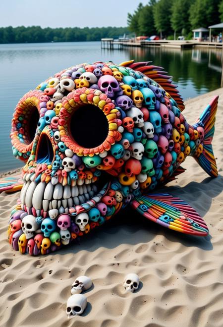 Colorful Skulls - World Morph