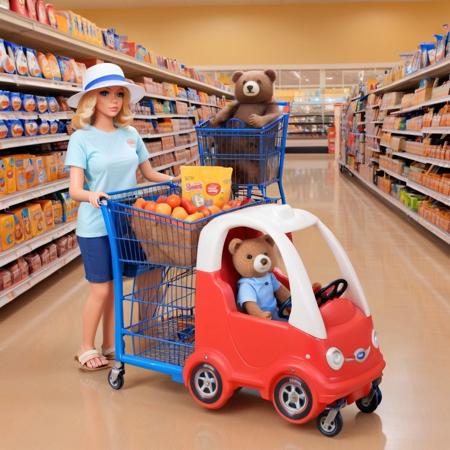 Grocery store car cart - XL版本SDXL V1.0 (ID: 715417)