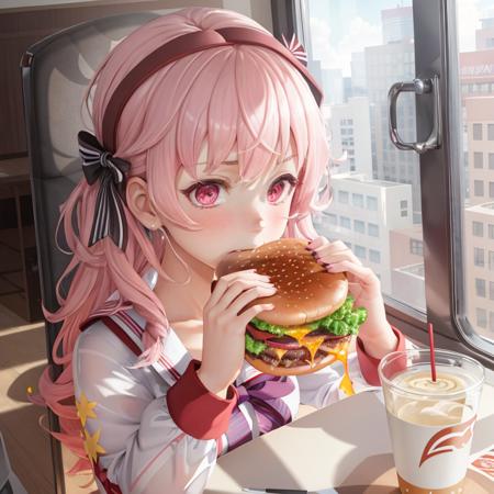Huge Two-Handed Burger LoRA