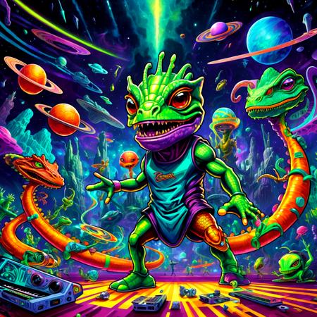 Bangerooo (Psychedelic Art Style) [SDXL]
