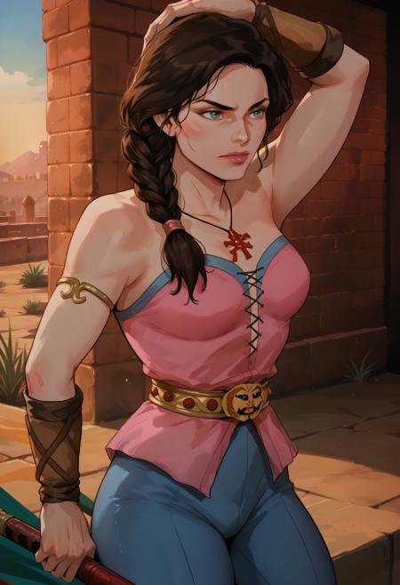 Jezmine, Master of Shurikenjutsu, (Conan the Adventurer, 1992 TV series), LoRA, PonyXL