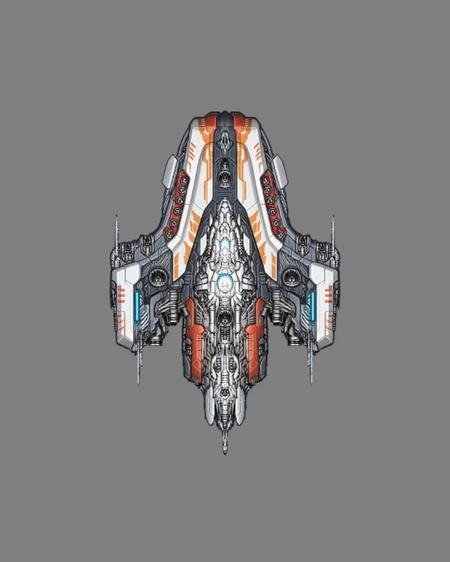 Starsector Spaceships in different faction styles flux1dev