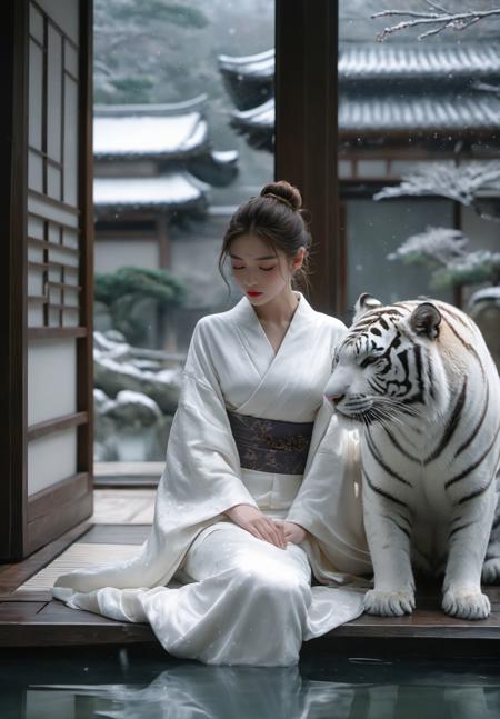 绪儿XL-猛虎下山 xuer White tiger
