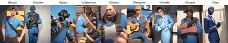 Meet the B-team (cursed tf2 characters LoHa/Lora)